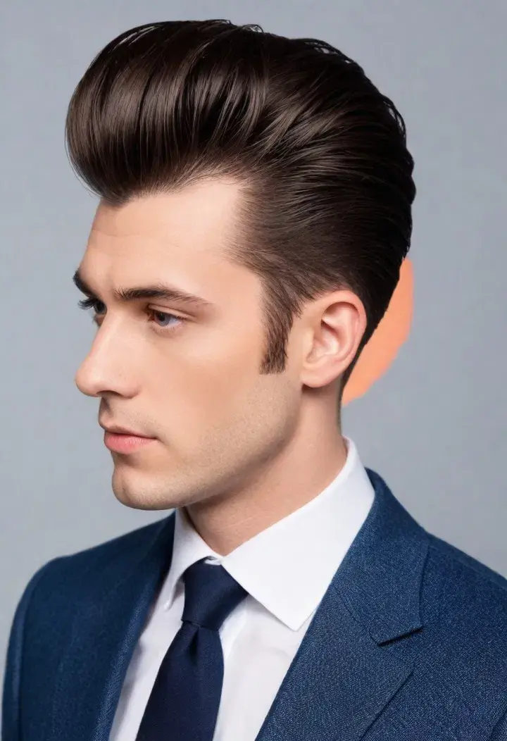 The Classic Pompadour hairstyle for men