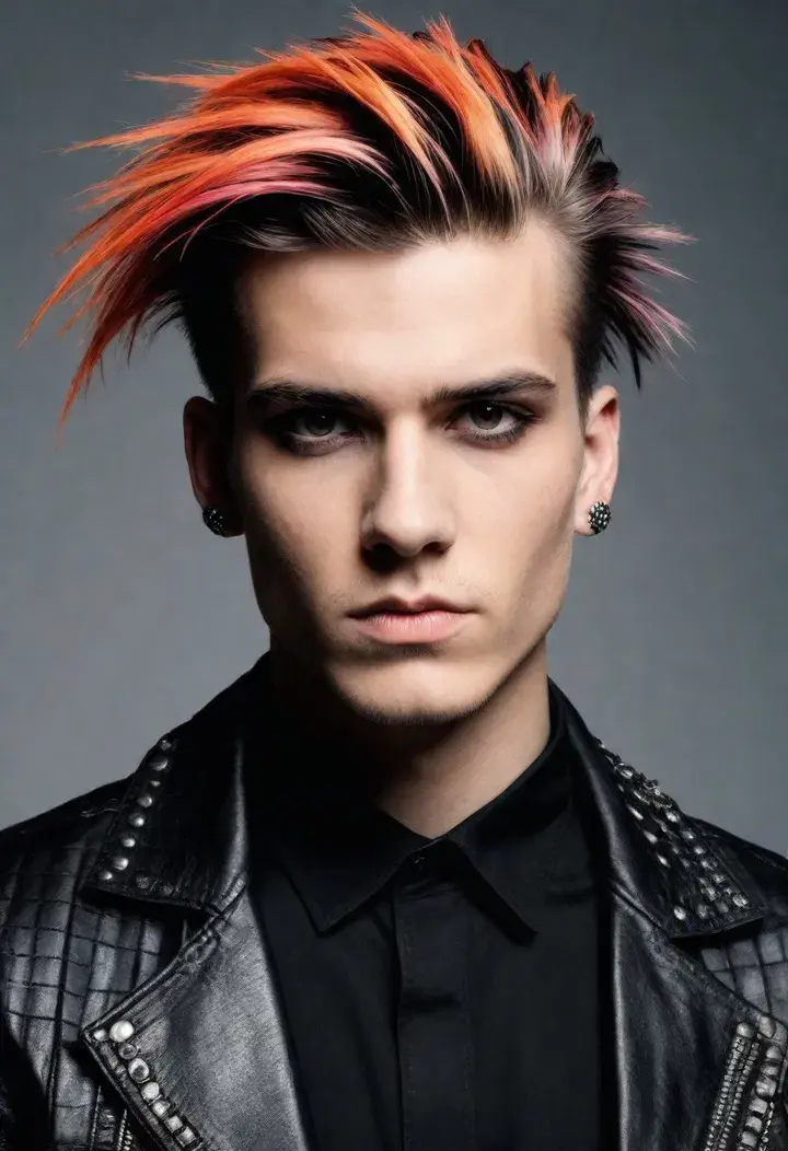  The Crimped Look punk hairstyle