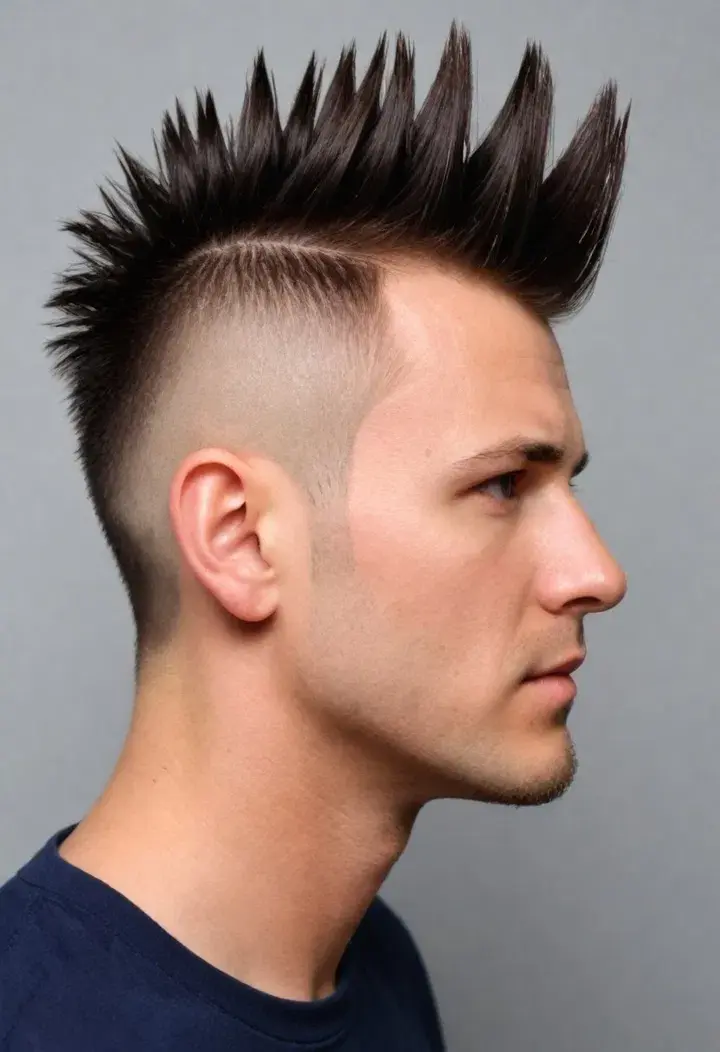 The Faux Hawk punk hairstyle