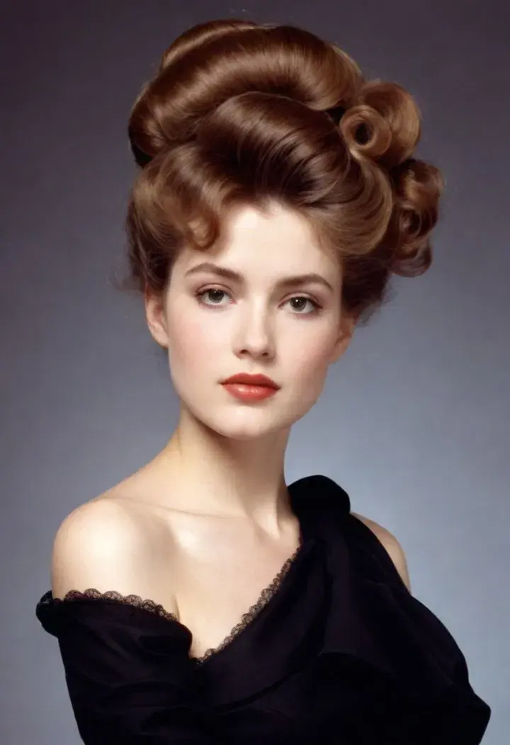 Big Hair, Bigger Attitude: 50 Best 80s Inspired Hairstyles 32 The Gibson Girl 80s Hairstyle