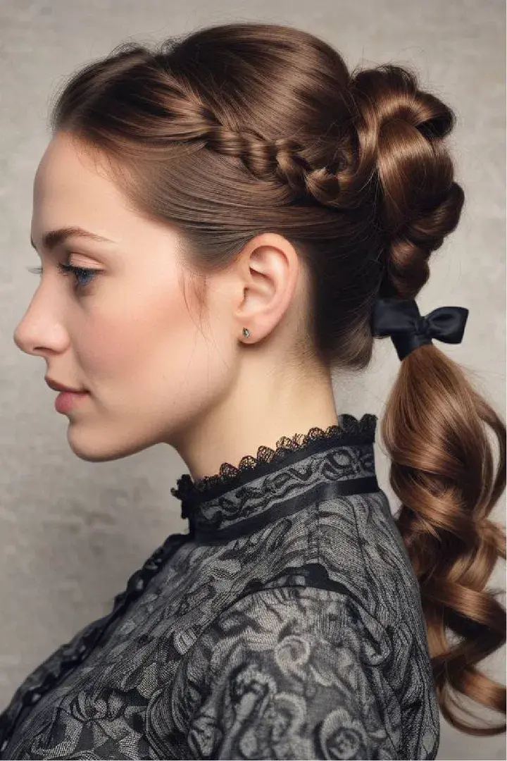  The Low Ponytail Victorial Hairstyle