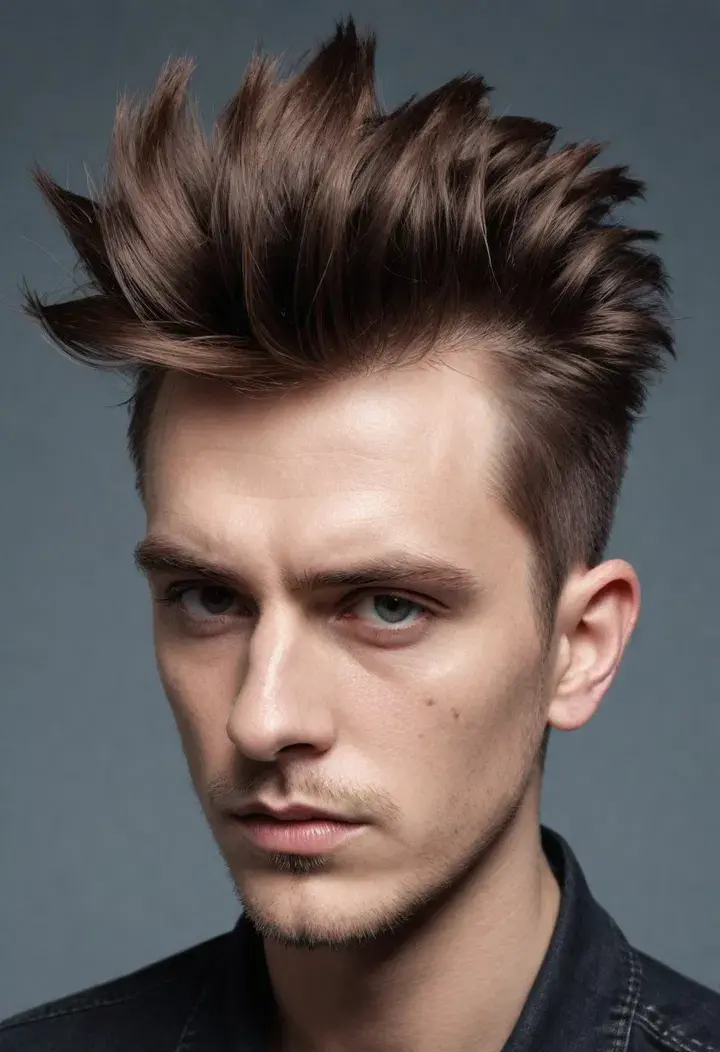  The Messy Quiff punk hairstyle
