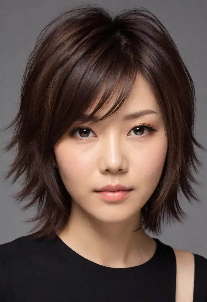  The Shag Japanese hairstyle