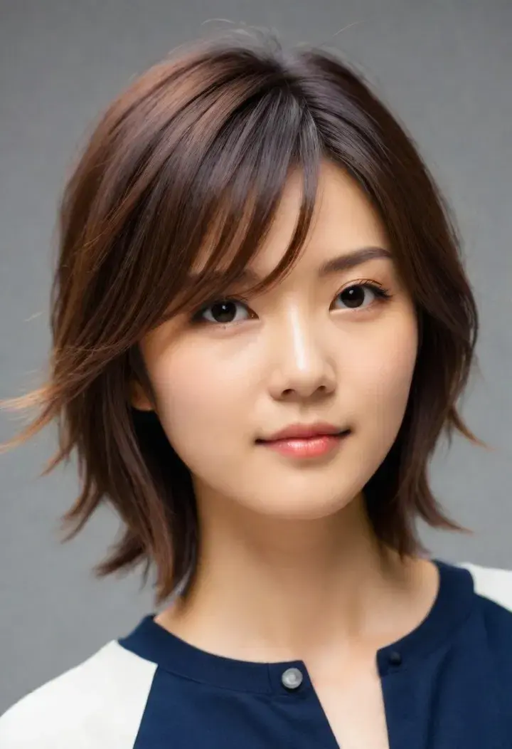 The Tousled Look Japanese hairstyle