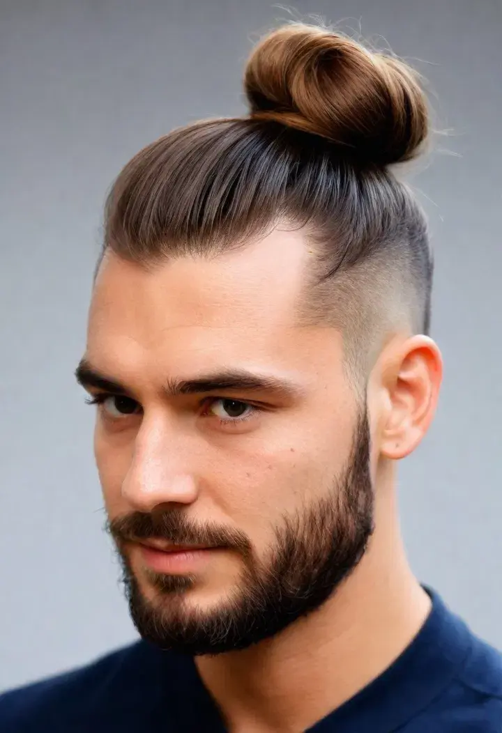 Top Knot hairstyle for men