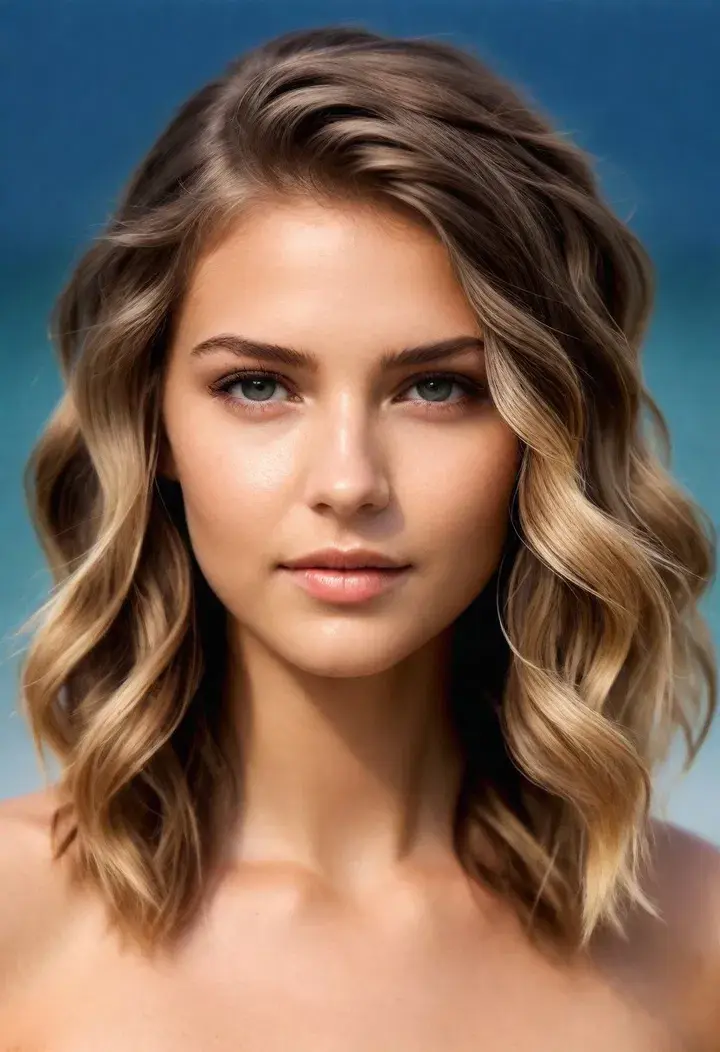 Tousled Waves for wavy hairstyle