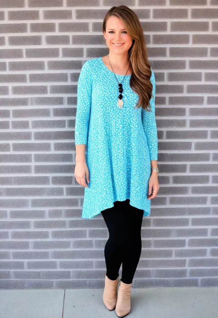 Tunic Top over Leggings
