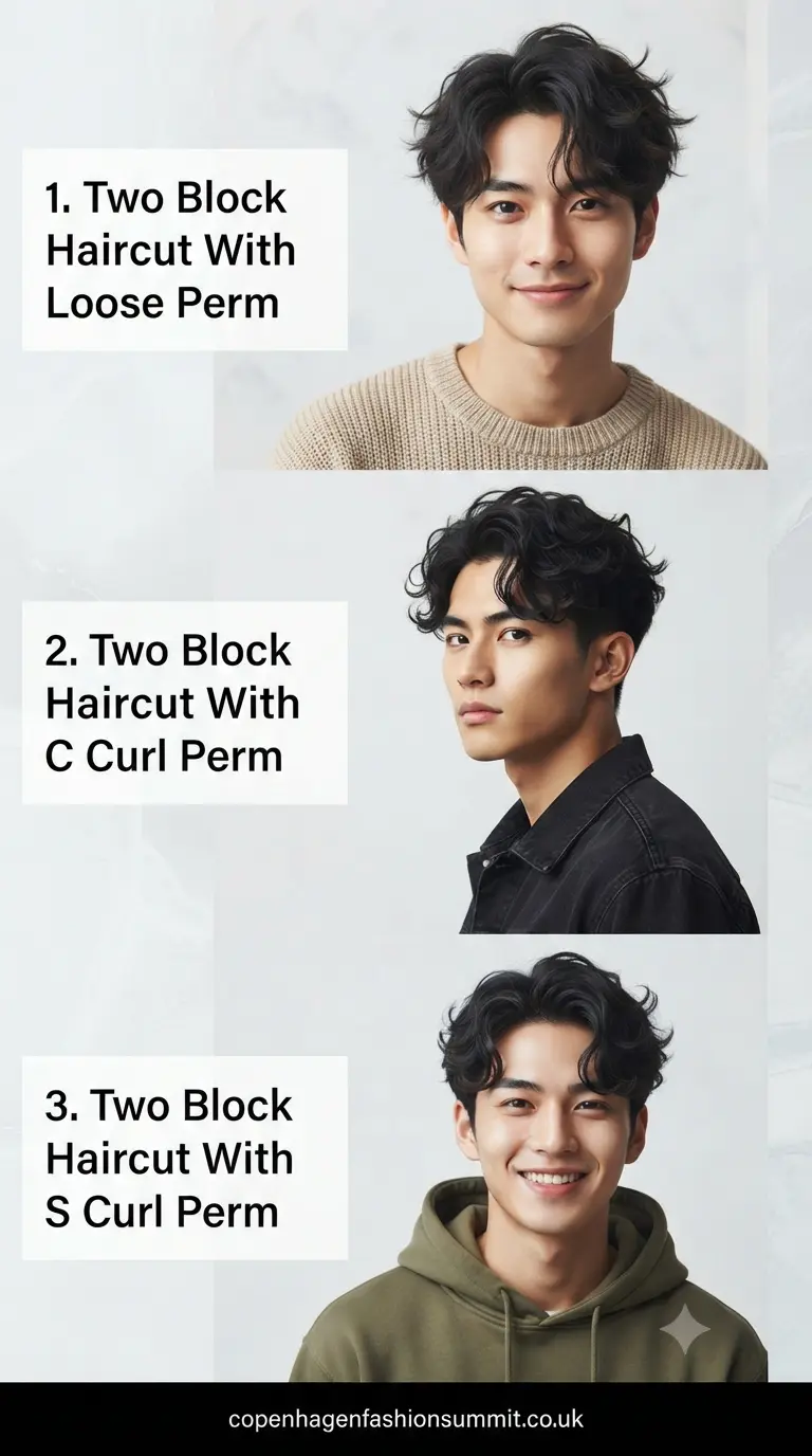20 Trendy Two Block Haircuts with Perm Styles That Steal the Show 2 Two Block Haircut with Perm Styles part 1