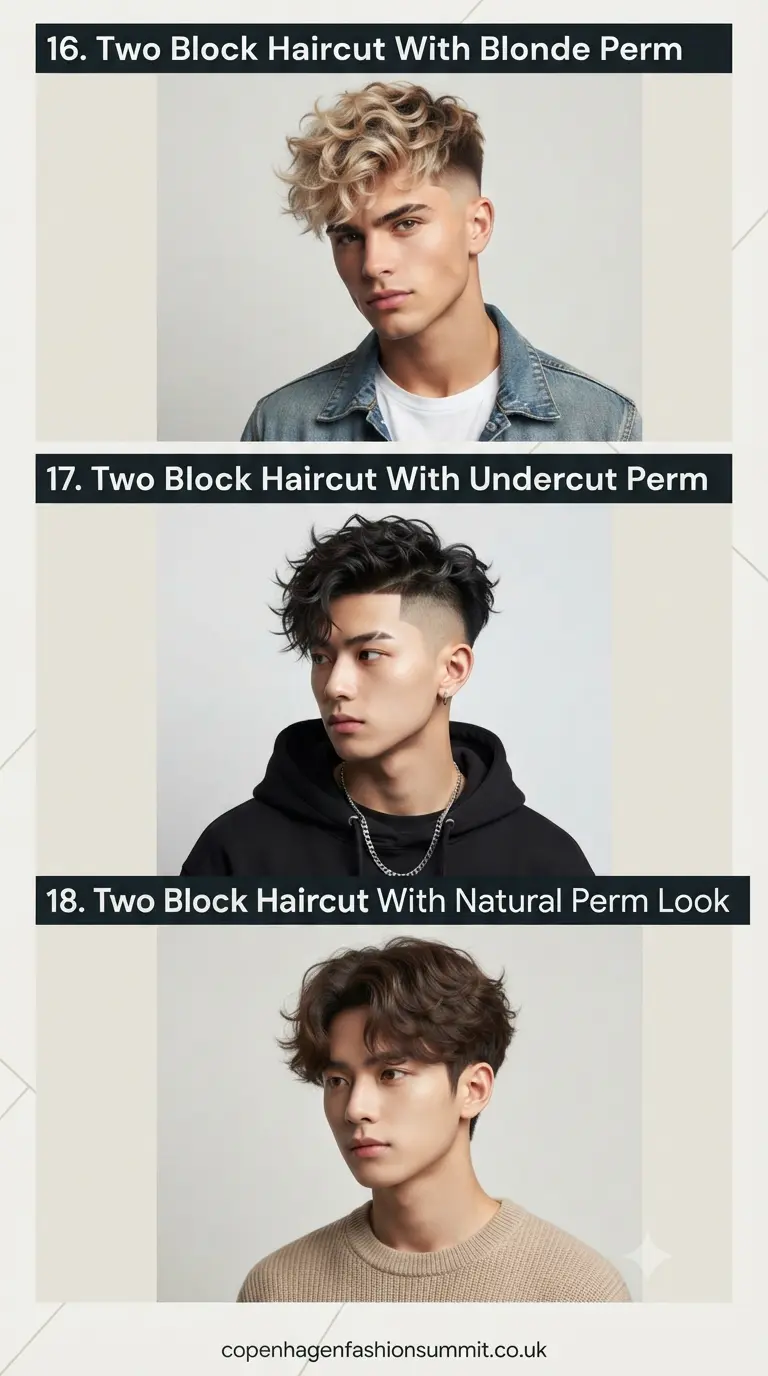 20 Trendy Two Block Haircuts with Perm Styles That Steal the Show 7 Two Block Haircut with Perm Styles part 6
