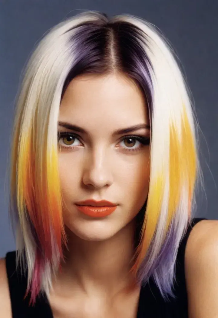  Two-Tone 90s hairstyle