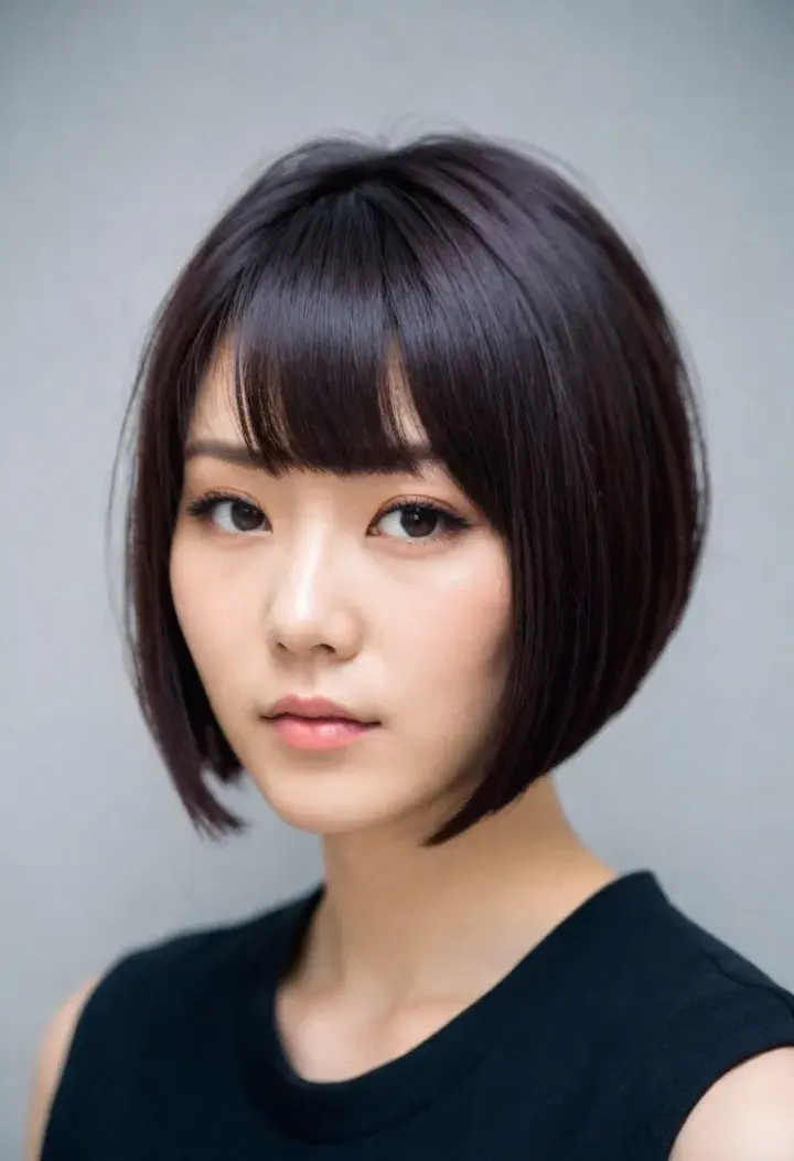 Undercut Bob Japanese hairstyle
