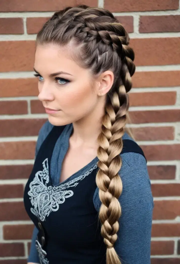 Viking Braid Hairstyle