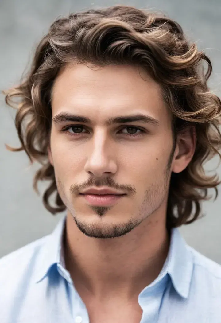  Wavy Hairstyle for men