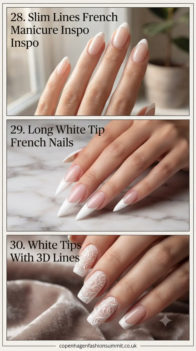 31 Chic White Tip French Nails to Elevate Every Outfit 11 White Tip French Nails Ideas Last Part