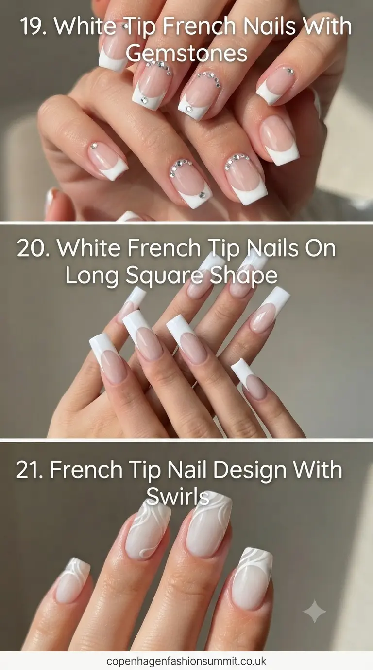 31 Chic White Tip French Nails to Elevate Every Outfit 8 White Tip French Nails Ideas Part 7