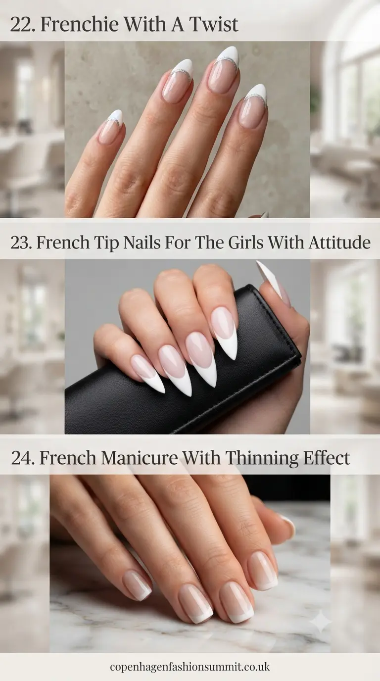 31 Chic White Tip French Nails to Elevate Every Outfit 9 White Tip French Nails Ideas Part 8