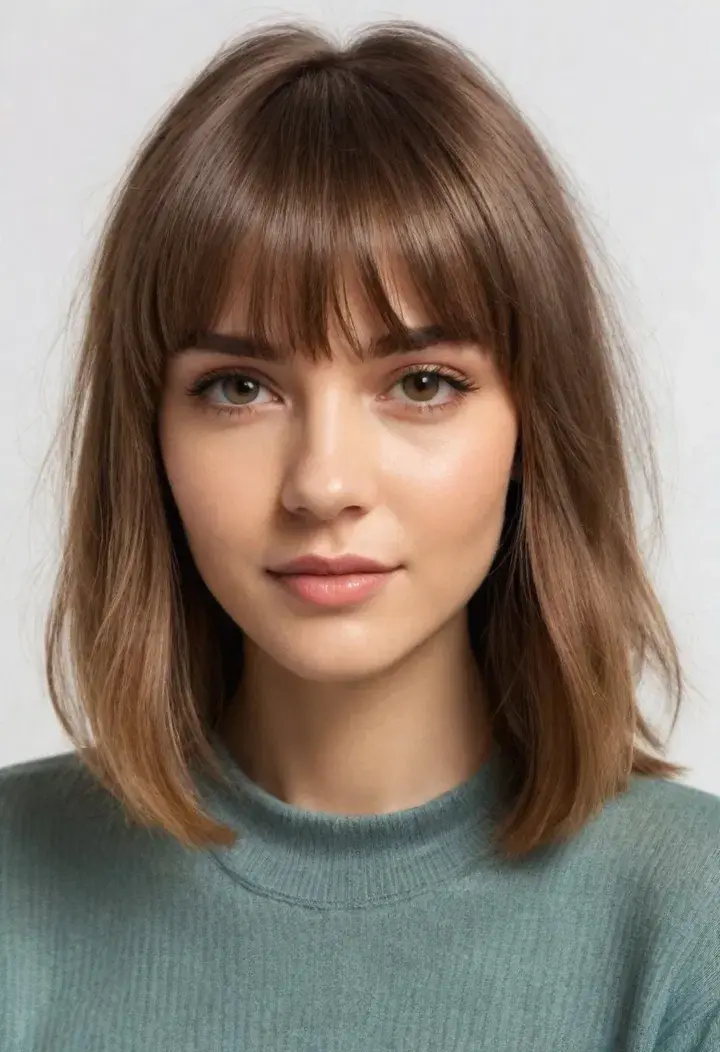 Wispy Bangs 90s hairstyle