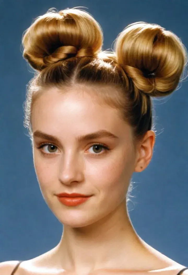 Y2K Buns 90s hairstyle