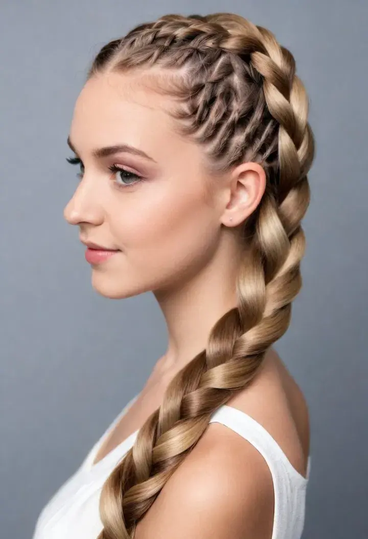 Zigzag Braid Hairstyle