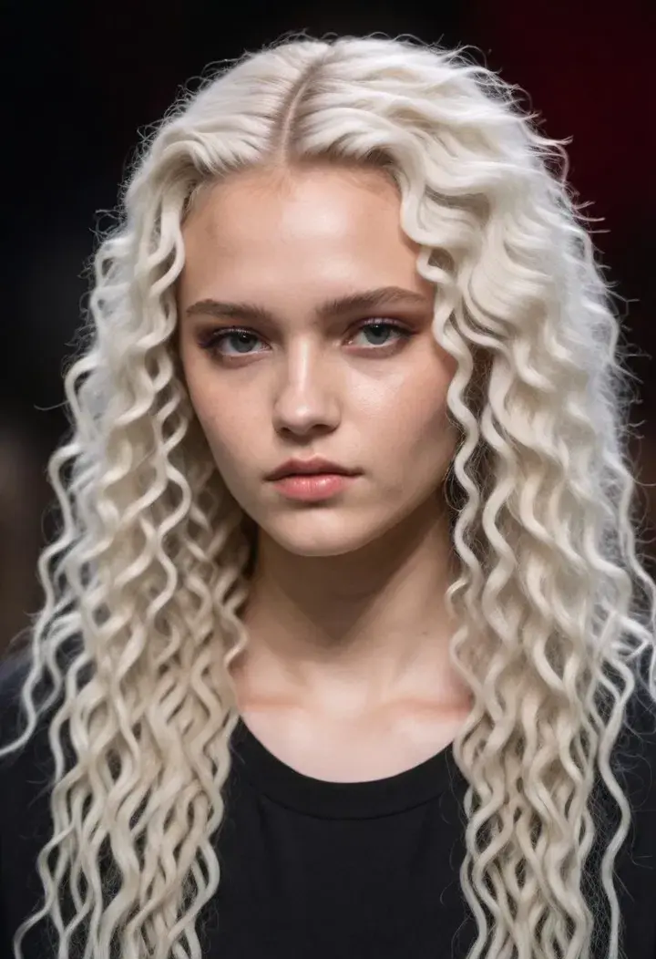 crimped-hair 90s hairstyle
