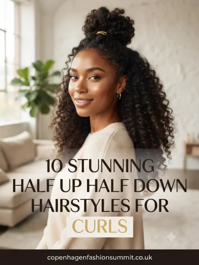 10 Stunning Half Up Half Down Hairstyles for Curls