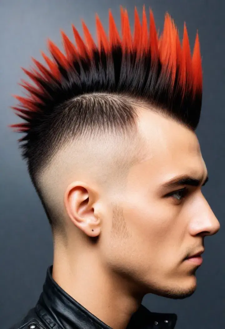 he Classic Mohawk punk hairstyle