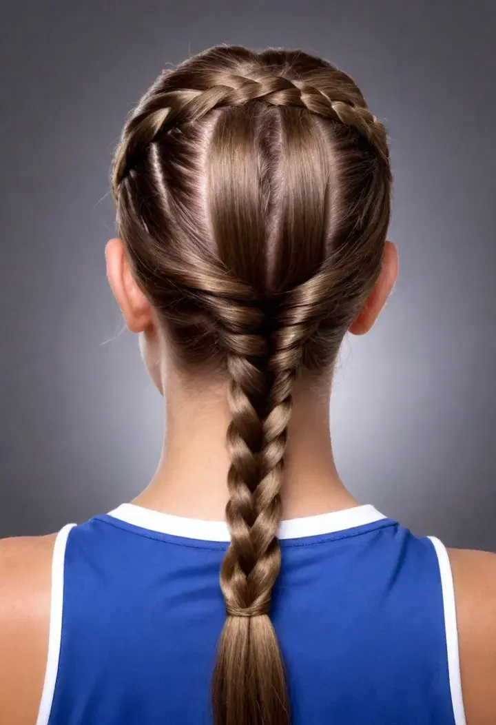Rope Twist volleyball haircut