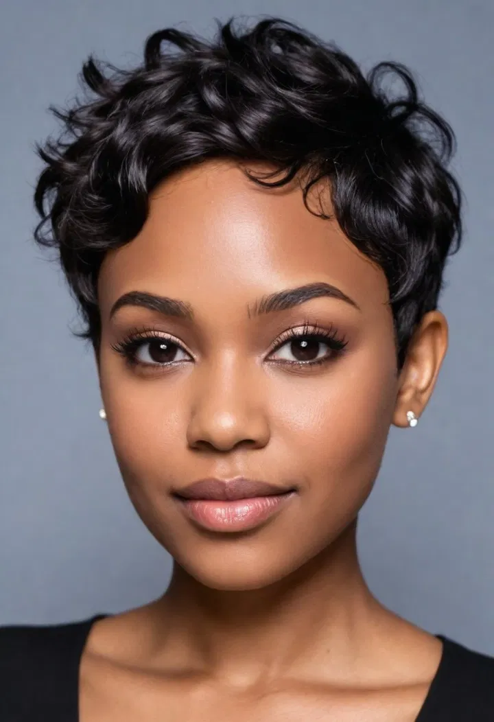 Wavy Pixie Cut