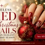 21+ Timeless Red Christmas Nails