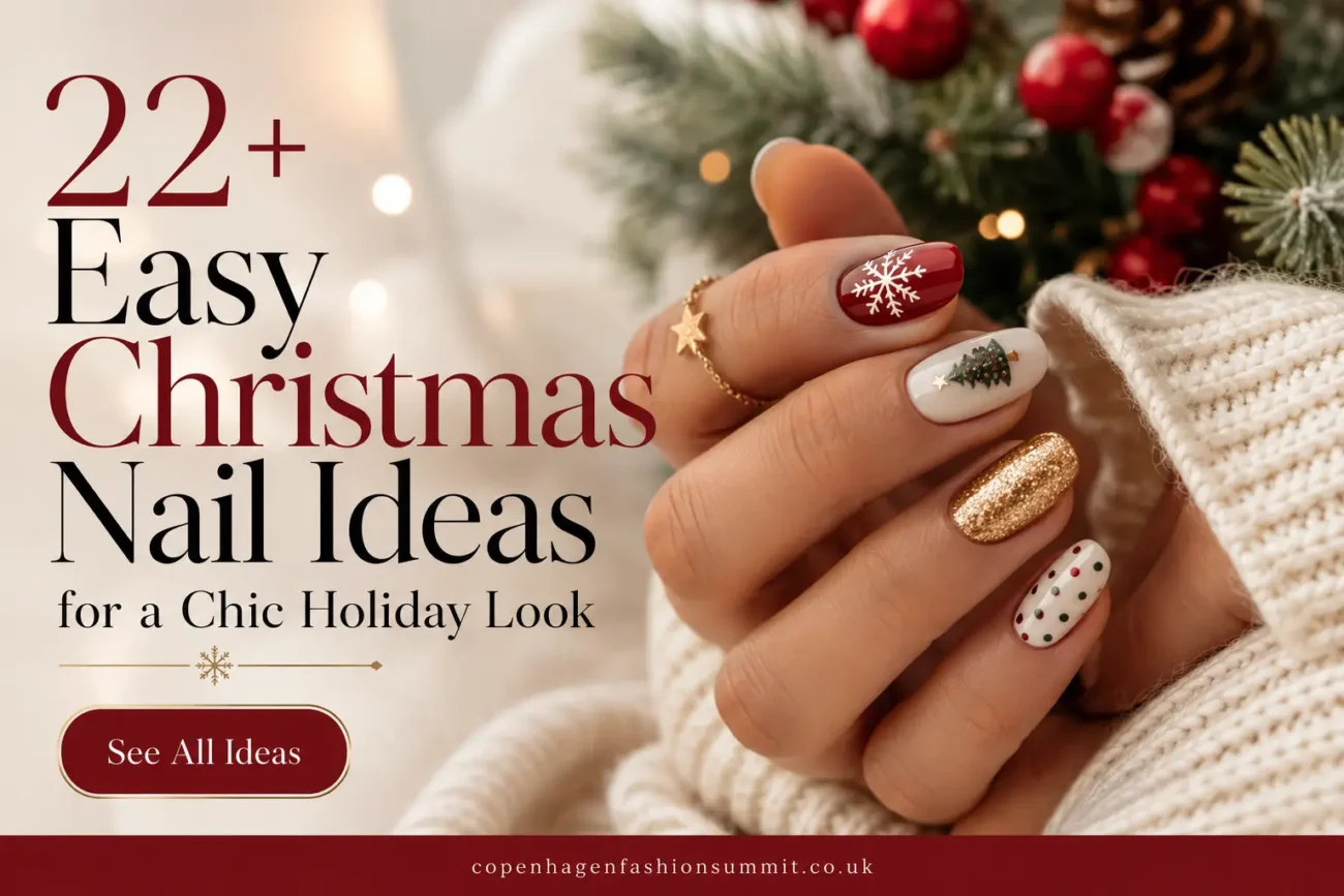 22+ Easy Christmas Nail Ideas