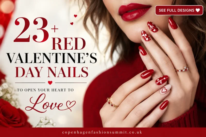 23+ Red Valentine’s Day Nails to Open Your Heart to Love