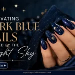 24+ Captivating Dark Blue Nails