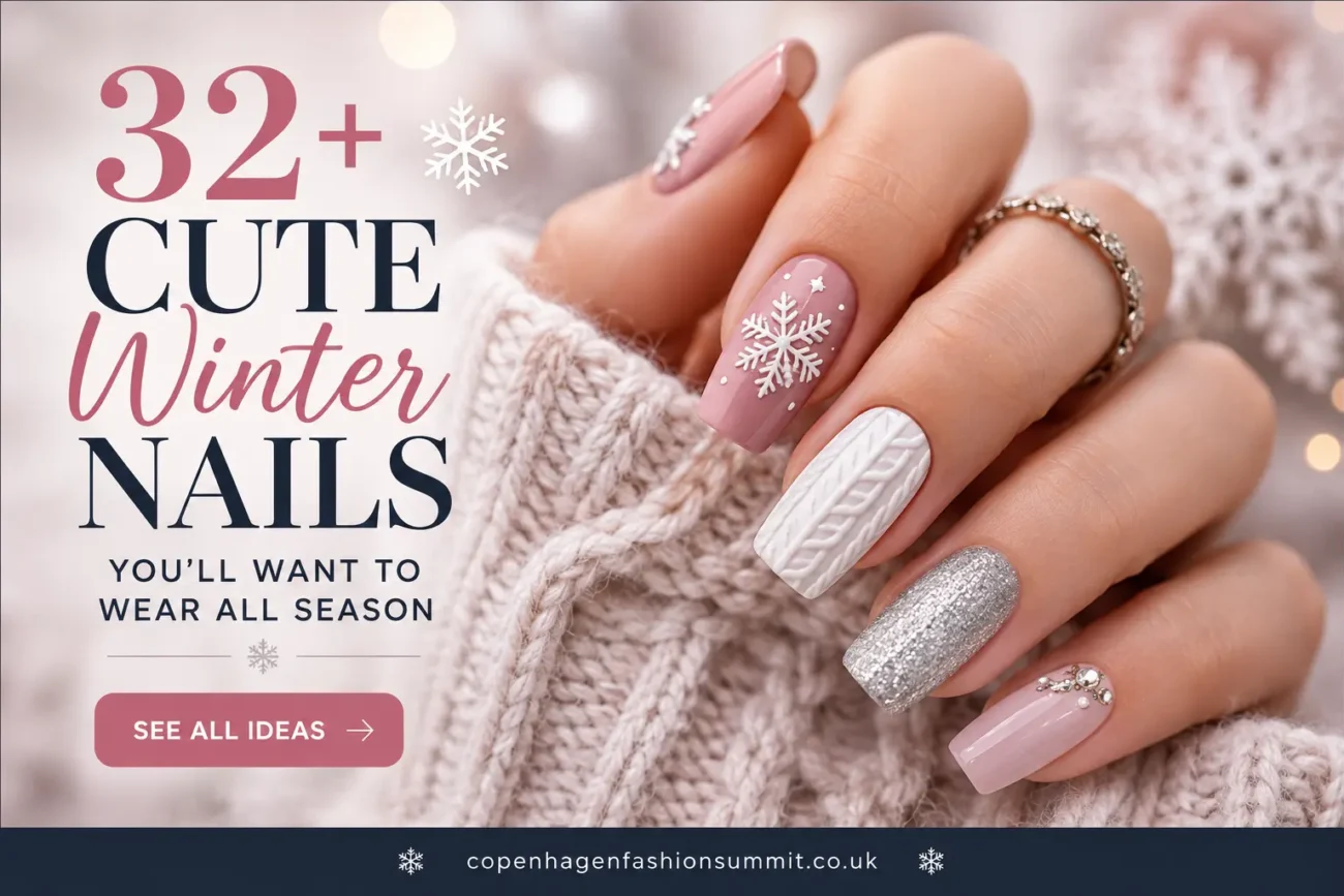 32+ Cute Winter Nails