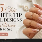 35 Chic White Tip Nail Designs