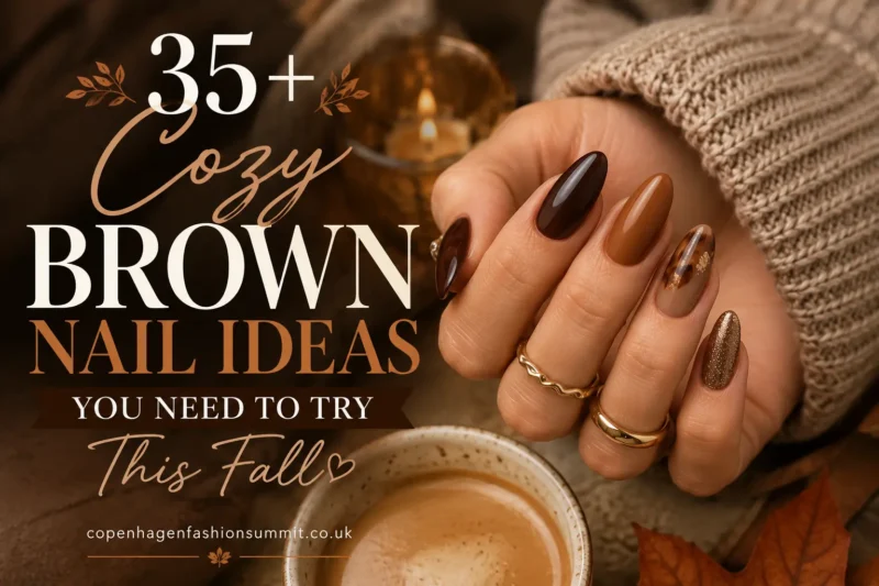 35+ Cozy Brown Nail Ideas You Need to Try This Fall