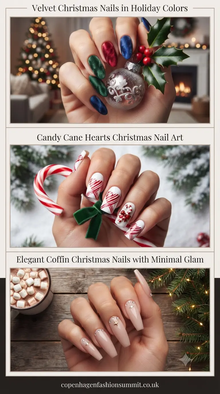 22+ Easy Christmas Nail Ideas for a Chic Holiday Look 8 Christmas Nails Design last part