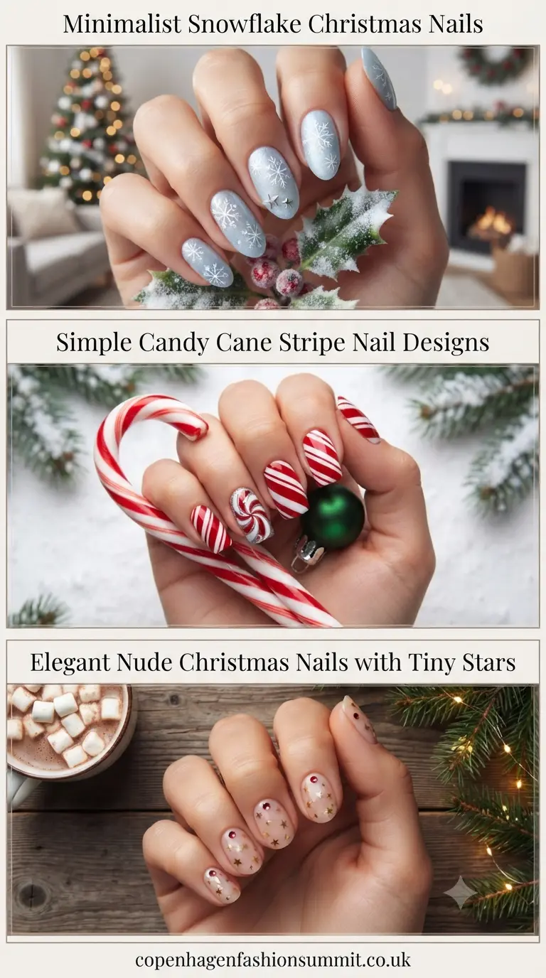 22+ Easy Christmas Nail Ideas for a Chic Holiday Look 2 Christmas Nails Design part 1