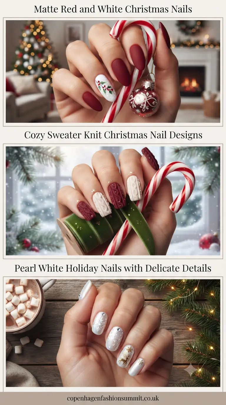 22+ Easy Christmas Nail Ideas for a Chic Holiday Look 4 Christmas Nails Design part 3