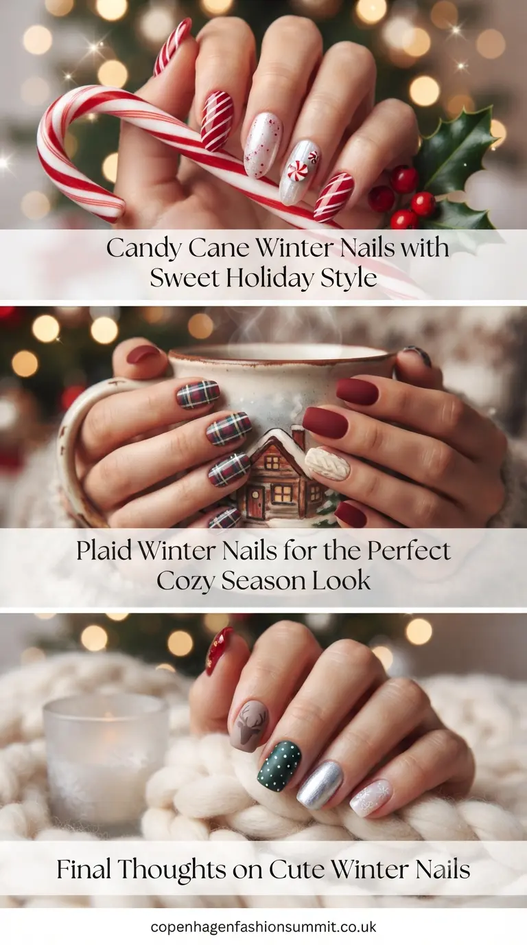 Cute Winter Nails   last part 