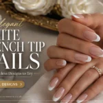 Elegant White French Tip Nails