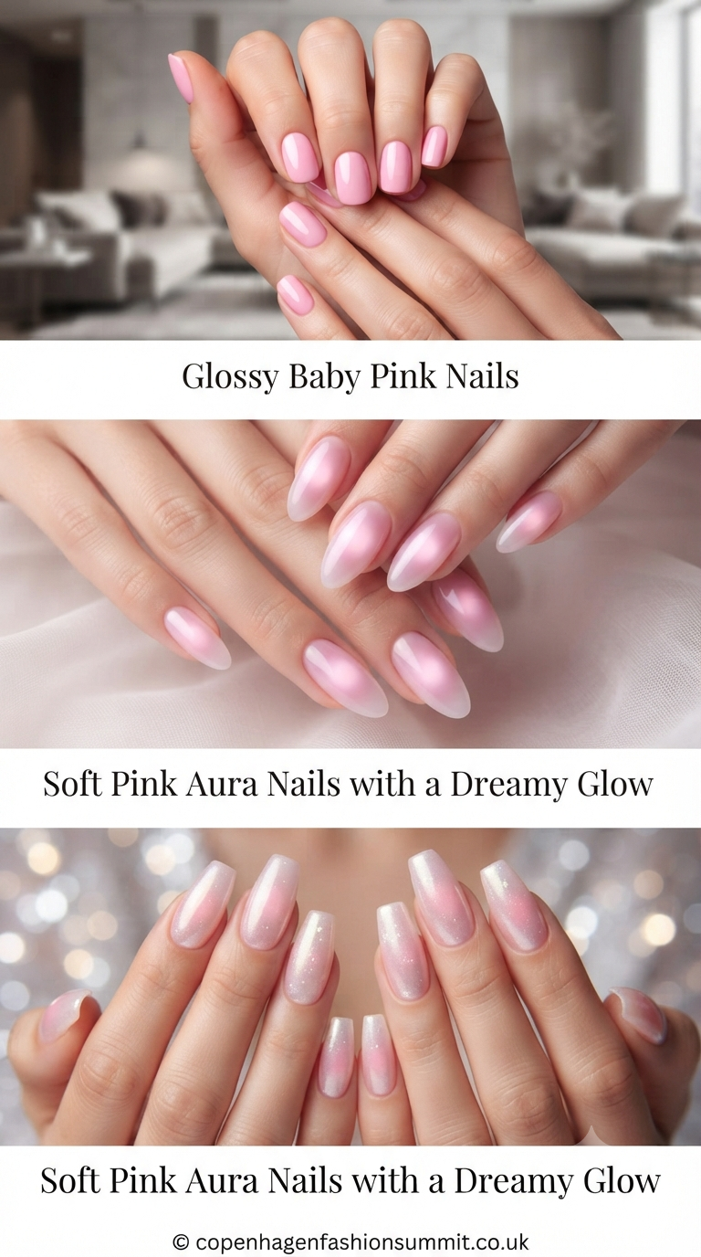 29 Gorgeous Pink Nail Ideas with Unique Designs to Try Next 2 Pink Nails part 1