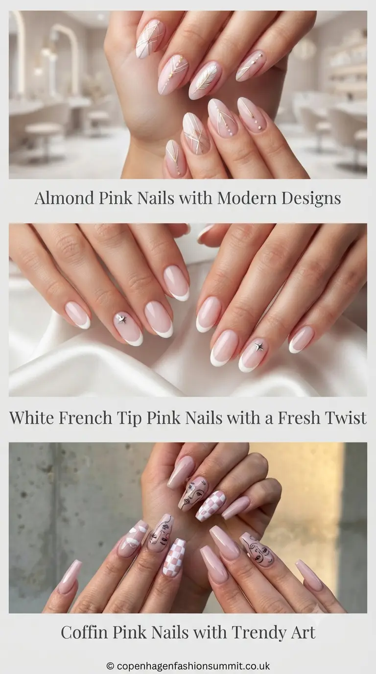 29 Gorgeous Pink Nail Ideas with Unique Designs to Try Next 4 Pink Nails part 3