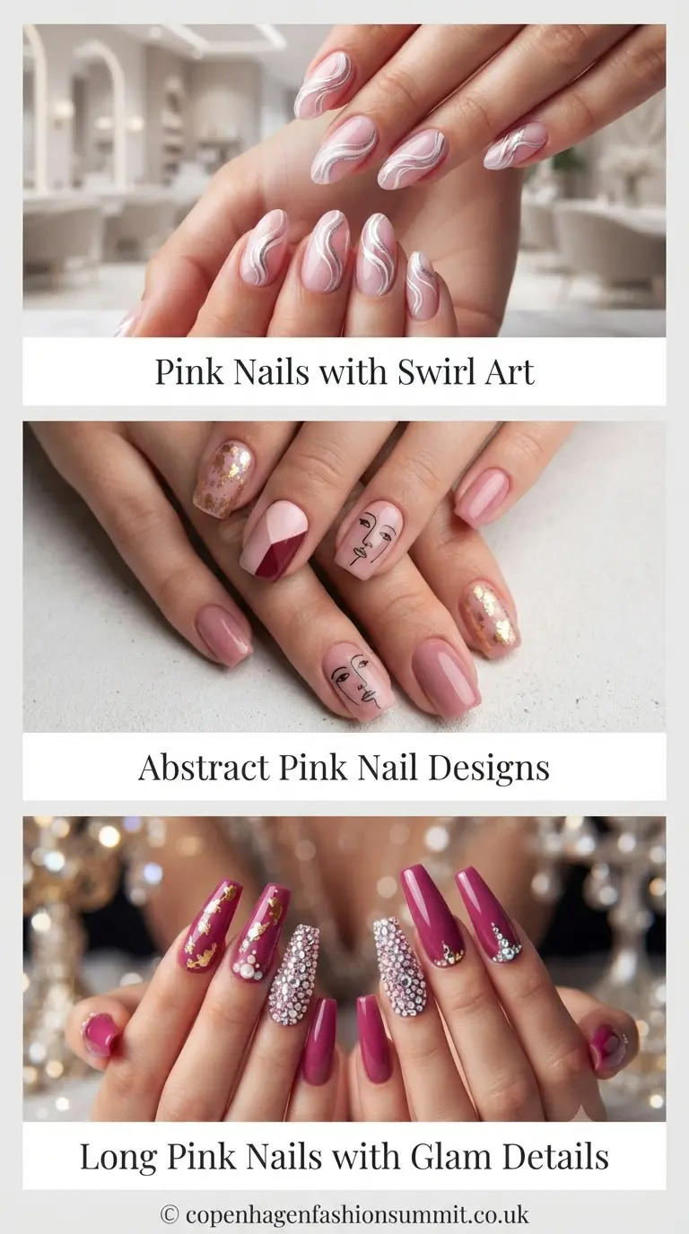 29 Gorgeous Pink Nail Ideas with Unique Designs to Try Next 6 Pink Nails part 5