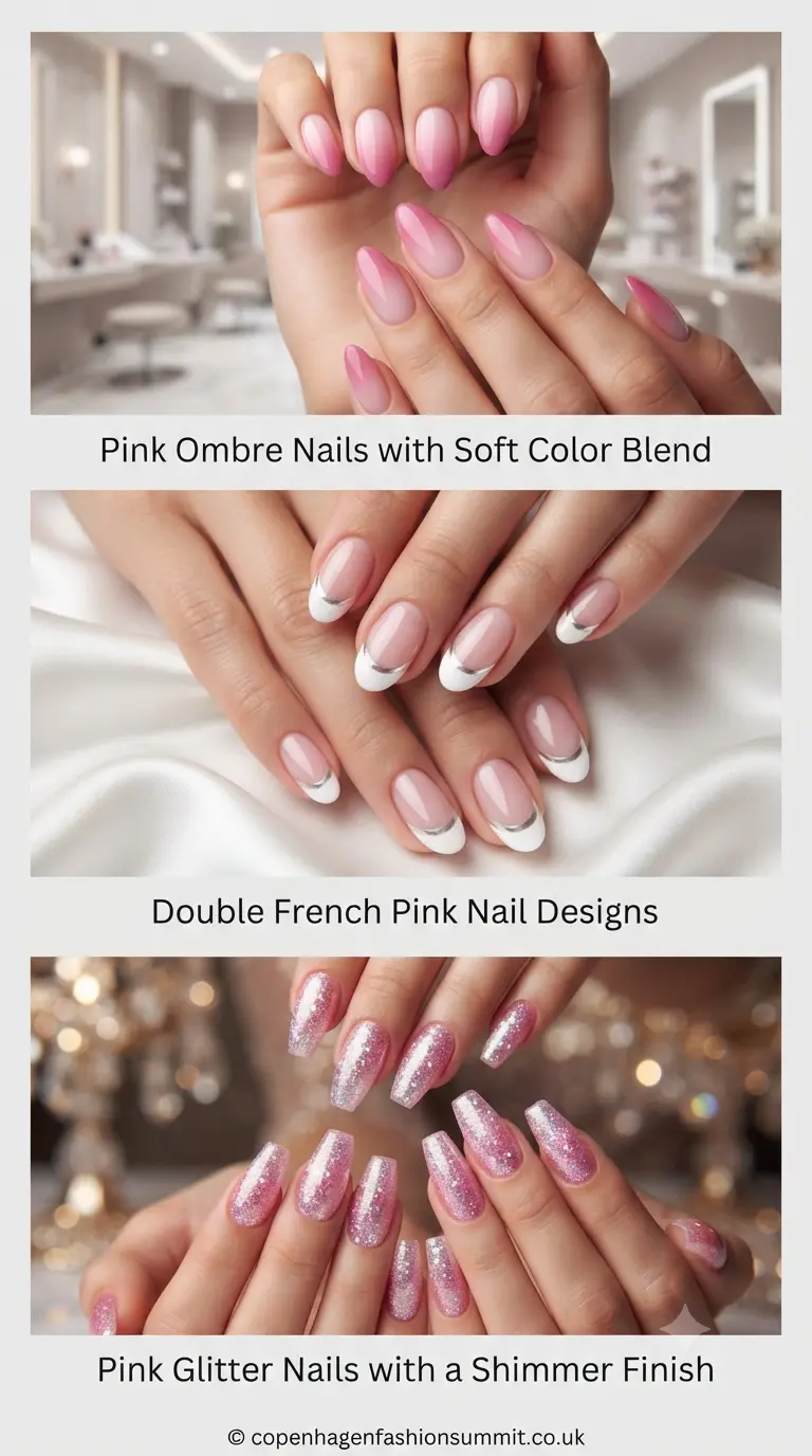 29 Gorgeous Pink Nail Ideas with Unique Designs to Try Next 7 Pink Nails part 6