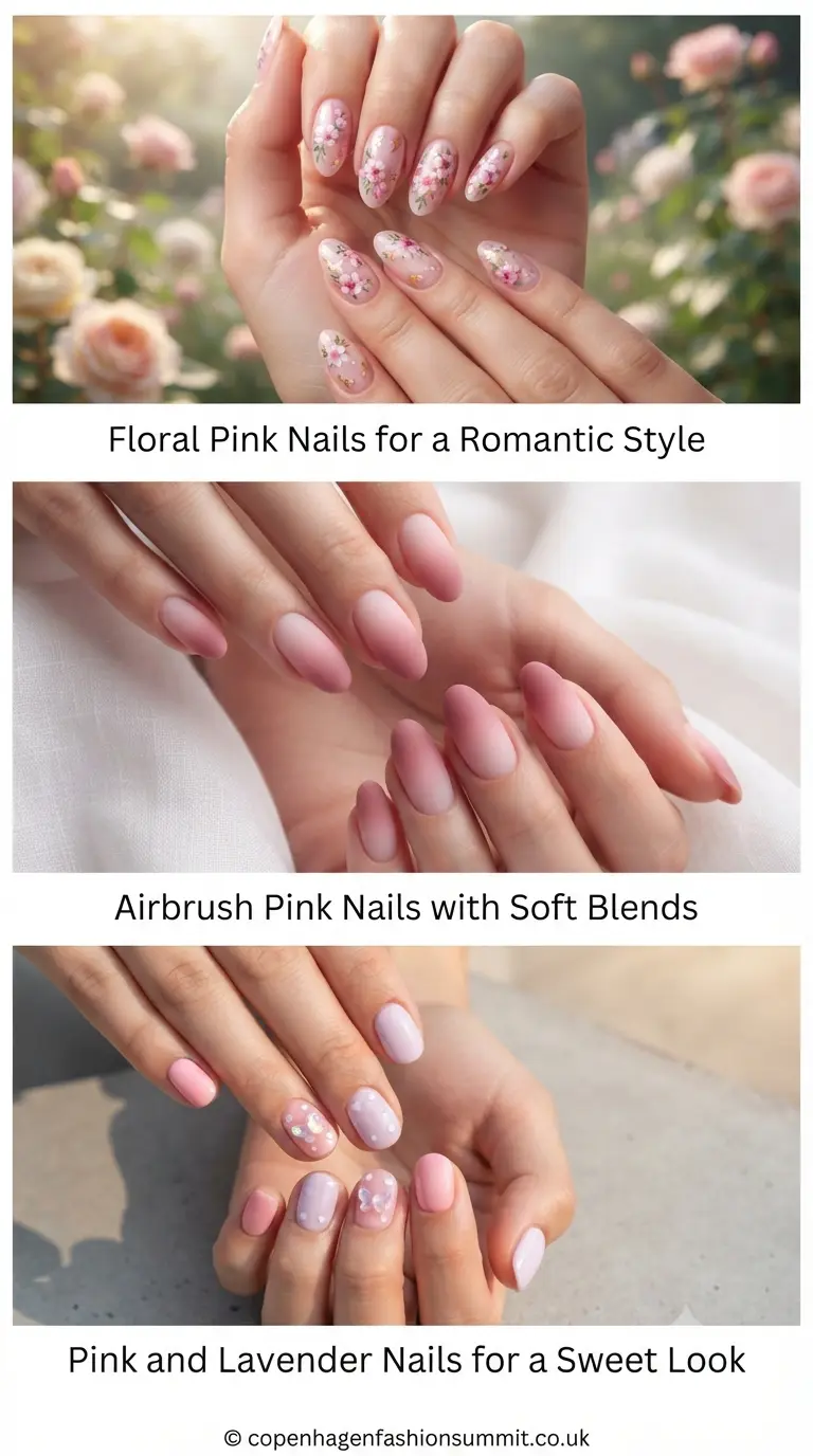 29 Gorgeous Pink Nail Ideas with Unique Designs to Try Next 8 Pink Nails part 7