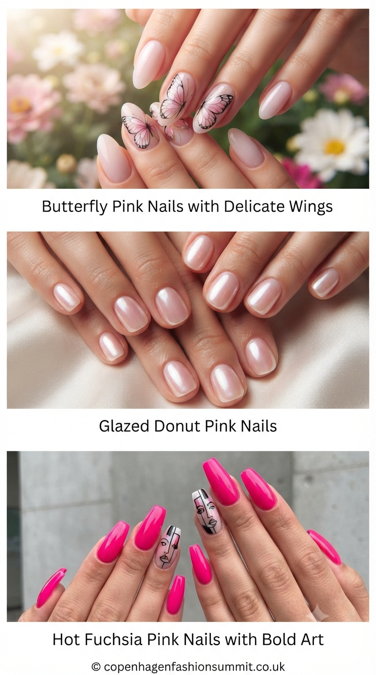 29 Gorgeous Pink Nail Ideas with Unique Designs to Try Next 10 Pink Nails part 9