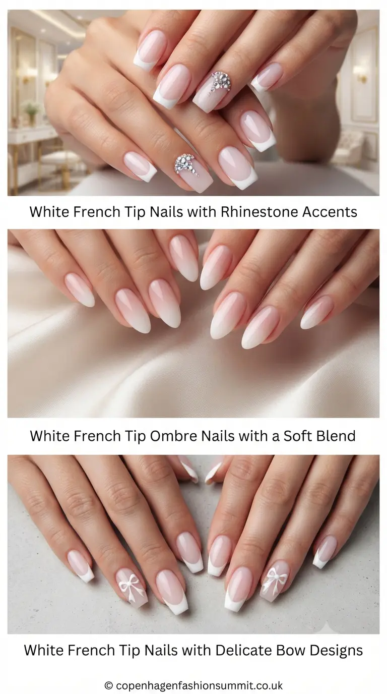 White French Tip Nail  part 5