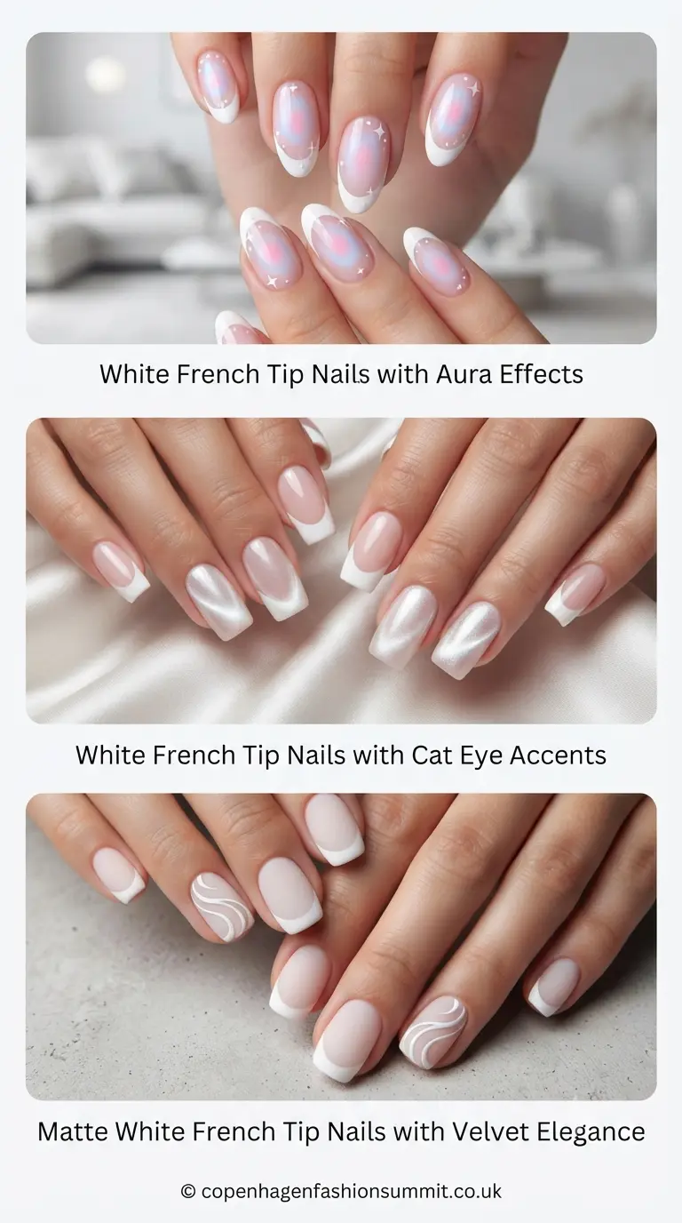 White French Tip Nail  part 7