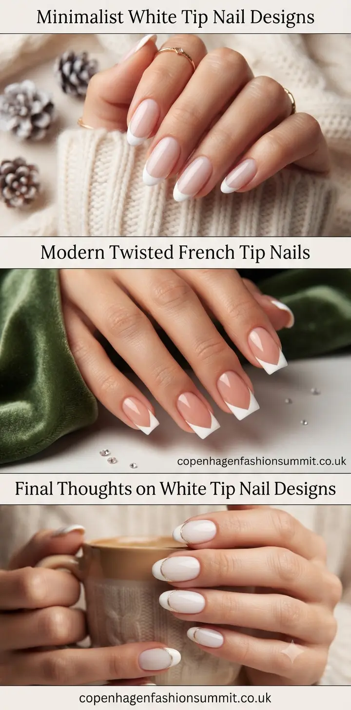 35 Chic White Tip Nail Designs Every Nail Lover Needs to See 13 White Tip Nail Designs last part