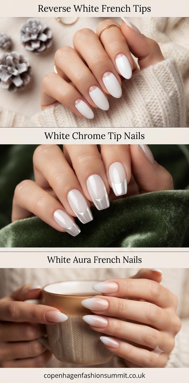 35 Chic White Tip Nail Designs Every Nail Lover Needs to See 3 White Tip Nail Designs part 2